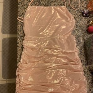 BRAND NEW Lucy In The Sky Rose Gold Dress